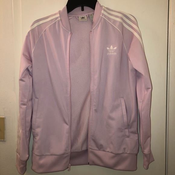 lilac adidas jacket